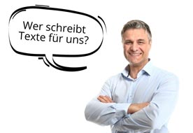 Wer schreibt Texte für uns?